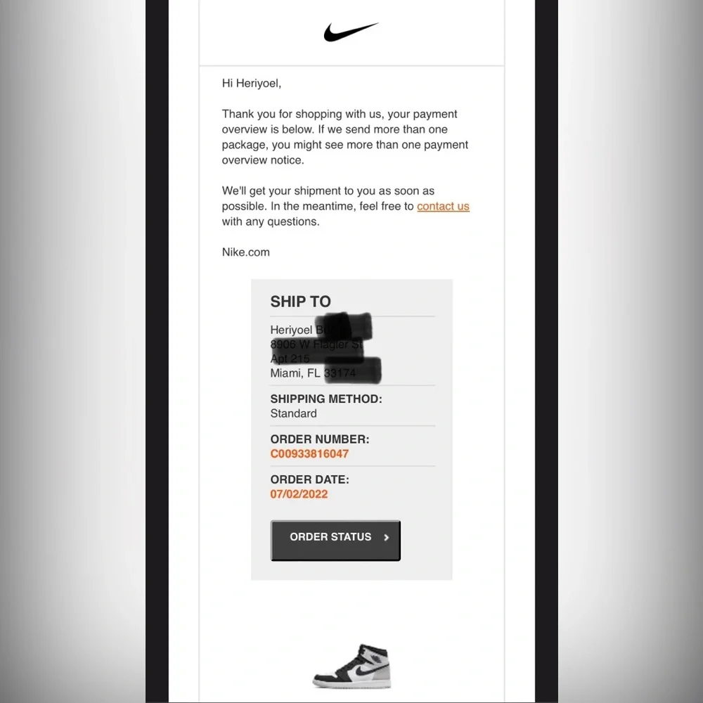 Air Jordan 1 Hi OG “Stage Haze”-SZ13 - Picture 6 of 7